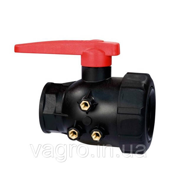 Кран 2-ходовий різьба мама-мама G2' Arag, Італія