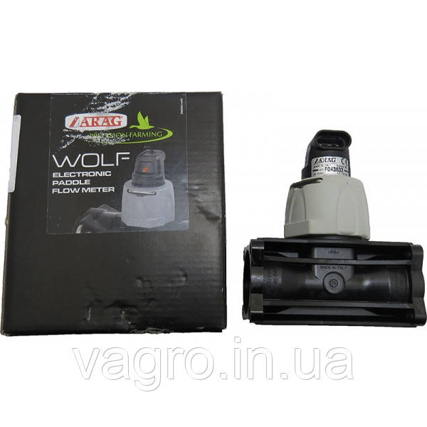 Витратомір лопастний 10-200 л/хв 20 барів кріплення фланець на 4 болти WOLF Arag, Італія
