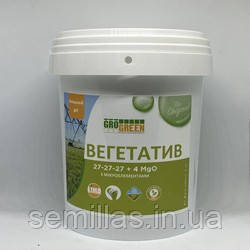 Добриво ГроГрин Вегетатив (27-27-27) (GroGreen GL Vegetative), 1 кг, гель