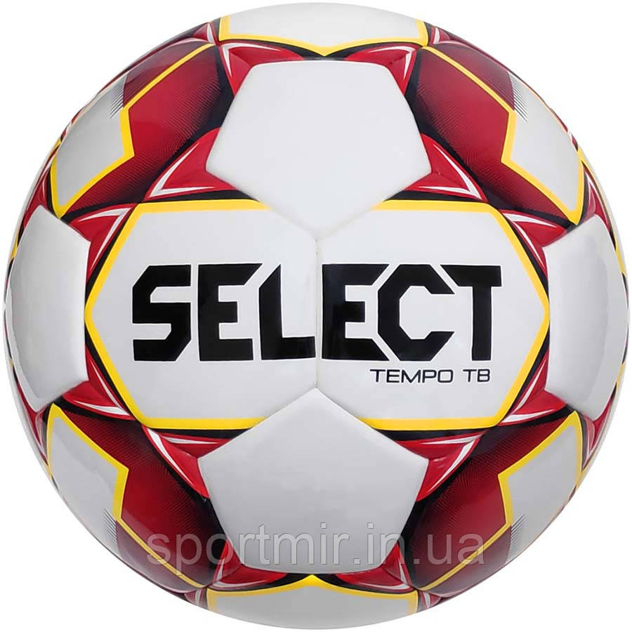 М'яч футбольний SELECT Tempo (010) біло/черв р.4 (3874046061), фото 1