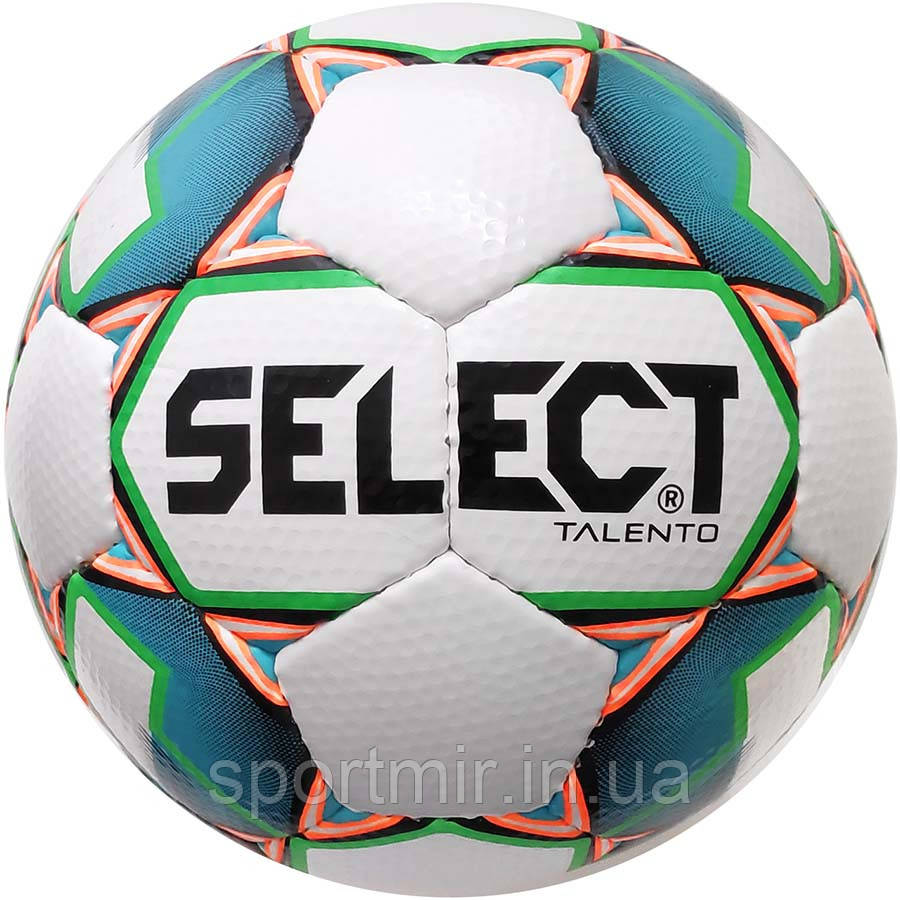 М'яч футбольний SELECT Talento (306) біл/зел, розмір 3 (0773846004), фото 1