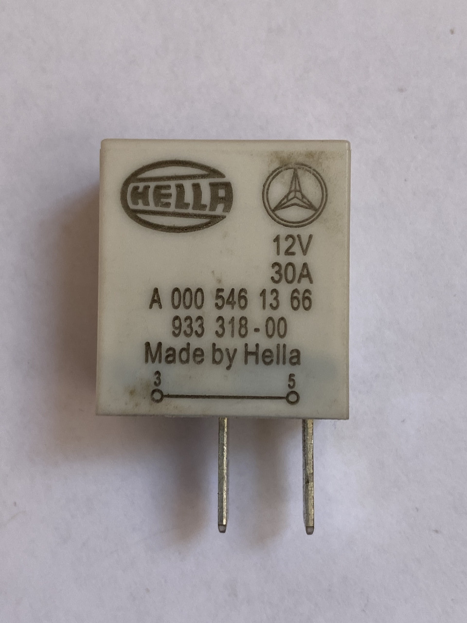 Автомобільне реле Hella A0005461366 / A 000 546 13 66 / 933 318-00/405, фото 1