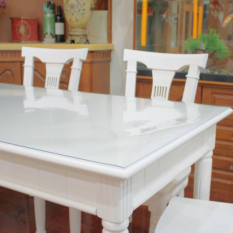 Силіконове м'яке скло Прозора захисна скатертина для столу і меблів Soft Glass (2.3х1.0м) товщина 1.5 мм, фото 1