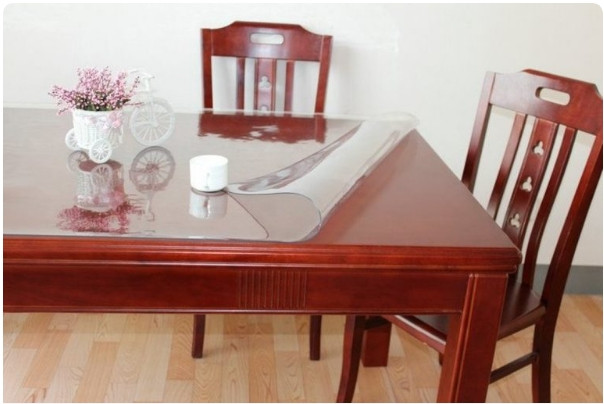 Силіконове м'яке скло Прозора захисна скатертини для столу і меблів Soft Glass (2.9х1.0м) товщина 1.5 мм, фото 1