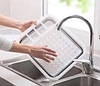 Уцінка! Сушарка для посуду Collapsible Drying 00085, складна, пластик і силікон, фото 7