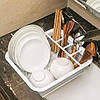 Уцінка! Сушарка для посуду Collapsible Drying 00085, складна, пластик і силікон, фото 8