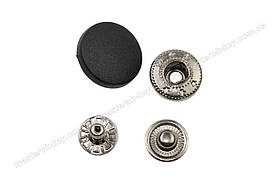 Кнопка пластикова 20 мм. Туреччина колір чорний (50 шт. у пакованні)