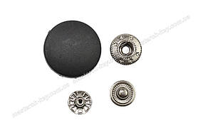 Кнопка пластикова 25 мм. Туреччина колір чорний (50 шт. у пакованні)