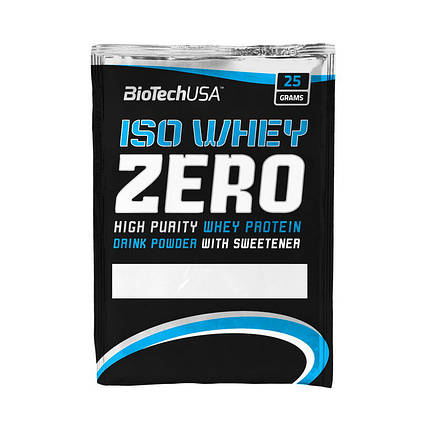 Протеїн BioTech Iso Whey Zero g 25 шоколад, фото 3