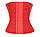 Корсет корректрующий, корсет післяпологовий, корсет на гачках, бандаж (червоний), фото 4