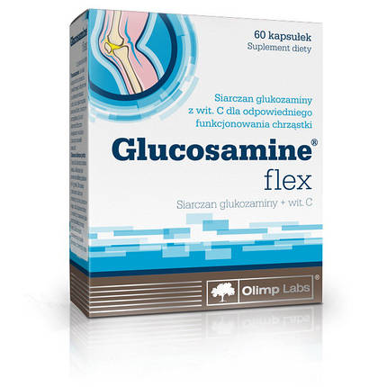 Для суглобів і зв'язок Olimp Glucosamine Flex 60 капс, фото 3