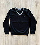 Пуловер з V-подібним вирізом Armani, темно-синій і чорний, фото 3