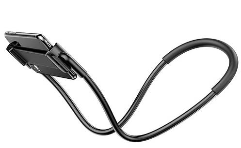 Тримач для телефону BASEUS New Neck-Mounted Lazy Bracket, чорний, фото 3