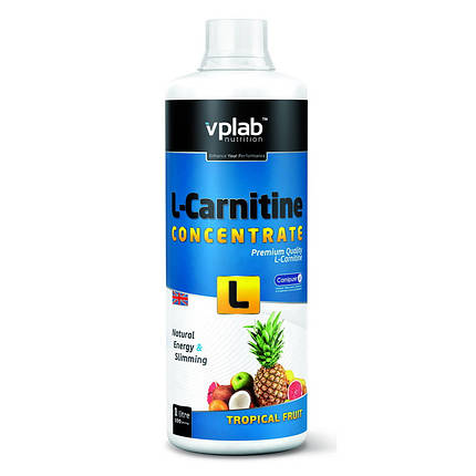 Л-карнітин VP Lab L-Carnitine 120 000 1000 мл Кращий жироспалювач для жінок та чоловіків, фото 2