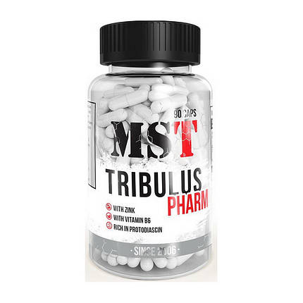 Бустер тестостерону MST Sport Tribulus Pharm zinc 90 капс, фото 2