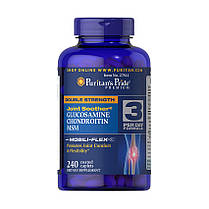 Puritan's Pride Double Strength Glucosamine, Chondroitin MSM 240 таб, фото 2