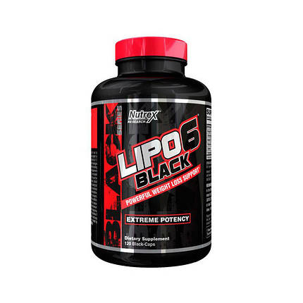 Жироспалювач Nutrex Lipo-6 Black 120 капс, фото 2