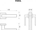 Ручка дверна System FOSIL 124RO11 AL315, фото 2