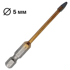 Свердло по плитці і склу Rapide 5мм (1шт.)