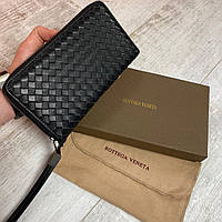 Кожаный кошелек портмоне Bottega Veneta