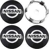 Колпачки на диски Nissan 56mm (4 шт)