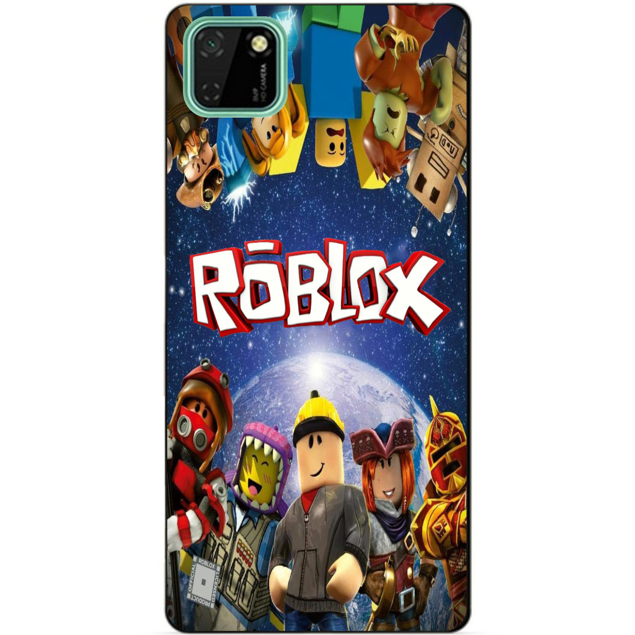 Силіконовий чохол бампер для Huawei Y5p з малюнком Roblox