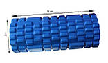Масажний ролик (ролер, валик) для йоги MS 0857, 33*14 см, різнобарвного кольору., фото 4