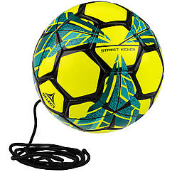 М'яч футбольний SELECT Street Kicker (012) жовт/зелен, розмір 4 (0994851521)