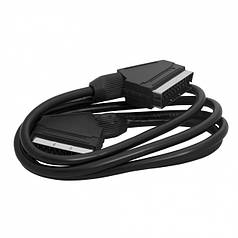 Кабель для під'єднання відеообладнання 21P-21P SCART-SCART 1.2m 181265