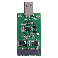 USB 3.0 в mSATA SSD переходник флешка контроллер Mini PCIE адаптер