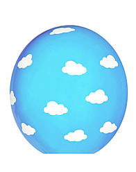 Кулька латексна 30 см "Хмари на блакитному"