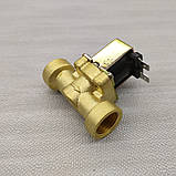 Клапан електромагнітний нормально відкритий G1/2 24 вольти, фото 4