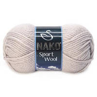 Пряжа Nako Sport Wool , цвет 3079 серовато - розовый