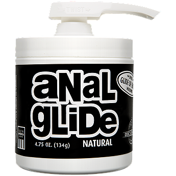 Анальна мастило на масляній основі Doc Johnson Anal Glide Natural (134 гр) тривале ковзання gigante.com.ua