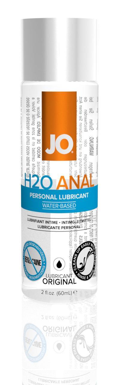 Анальна мастило System JO ANAL H2O - ORIGINAL (60 мл) на водній основі, рослинний гліцерин gigante.com.ua