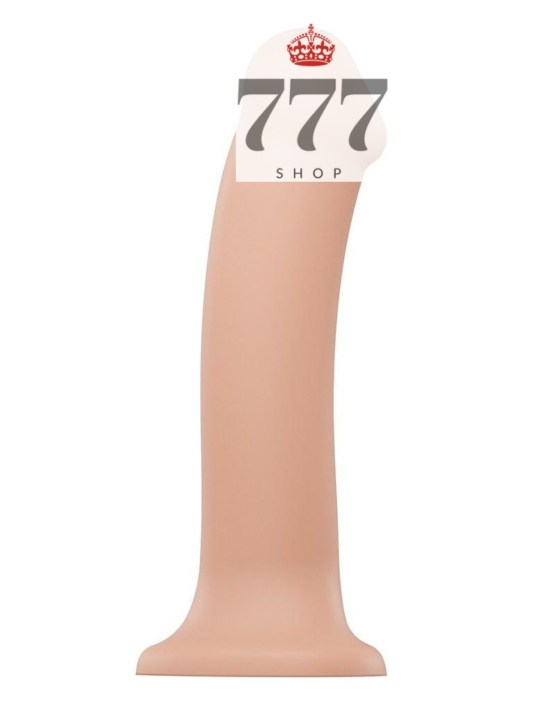 Насадка для страпона Strap-On-Me Dual Density Dildo Flesh XL, діаметр 4,5 см, двошарова, гнучка gigante.com.ua