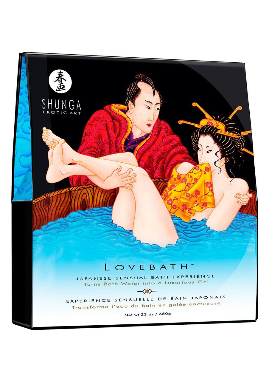 Гель для ванны Shunga LOVEBATH - Ocean temptations 650гр, делает воду ароматным желе со SPA еффектом gigante.com.ua