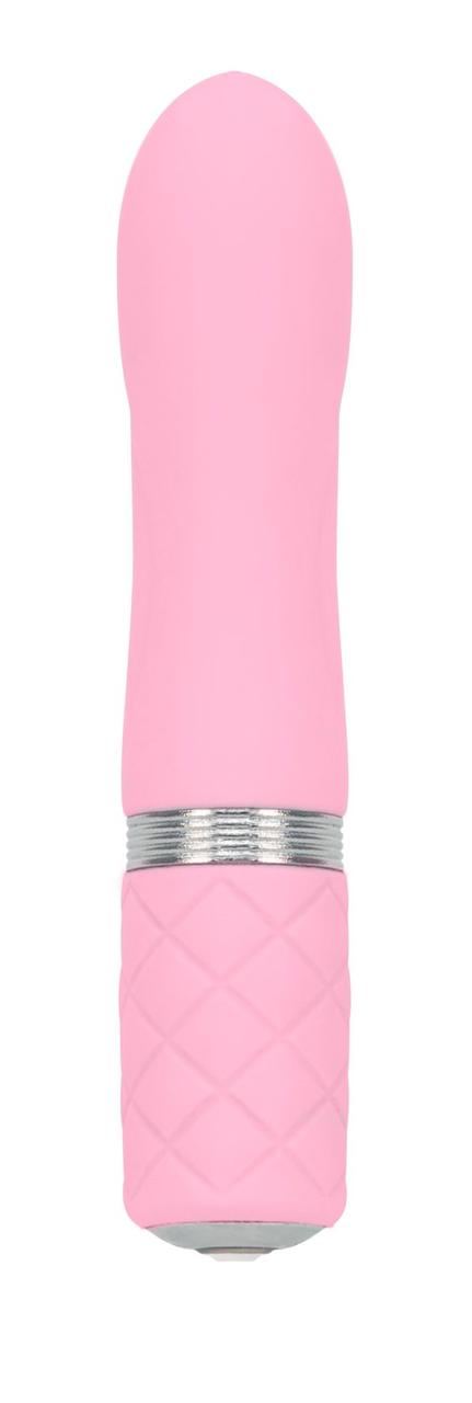 Розкішний вібратор PILLOW TALK - Flirty Pink з кристалом Swarovski, гнучка голівка gigante.com.ua