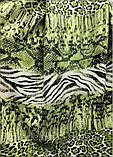 Тканина трикотаж Ангора (ш 140 см), Італія забарвлення пітон для суконь, блузок, виробів, декору., фото 4