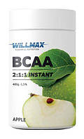 Аминокислоты BCAA Instant 2:1:1 400г вкус Willmax Яблоко, BCAA