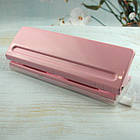 Рожевий дирокол для планера на 6 отворів для форматів А4, А5, А6, В4, В5 IND023b, фото 4