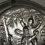 Настінна олов'яна тарілка Зима, фото 3