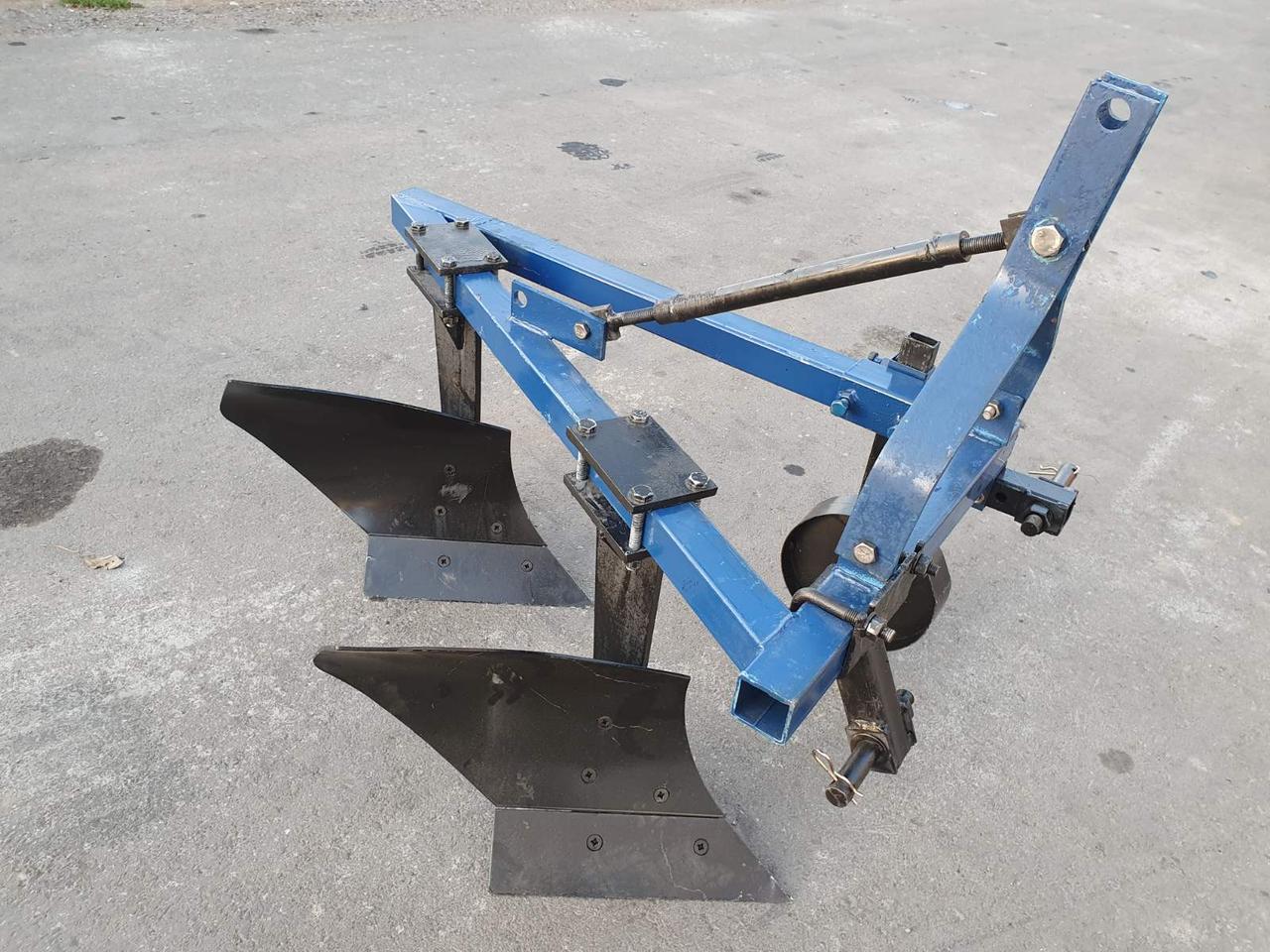 Плуг навісний для міні-трактора ПНУ-2х25, шириною захвату корпусів 50 см. Відмінна якість, низька ціна., фото 1