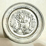 Настінна олов'яна тарілка Зима, фото 2