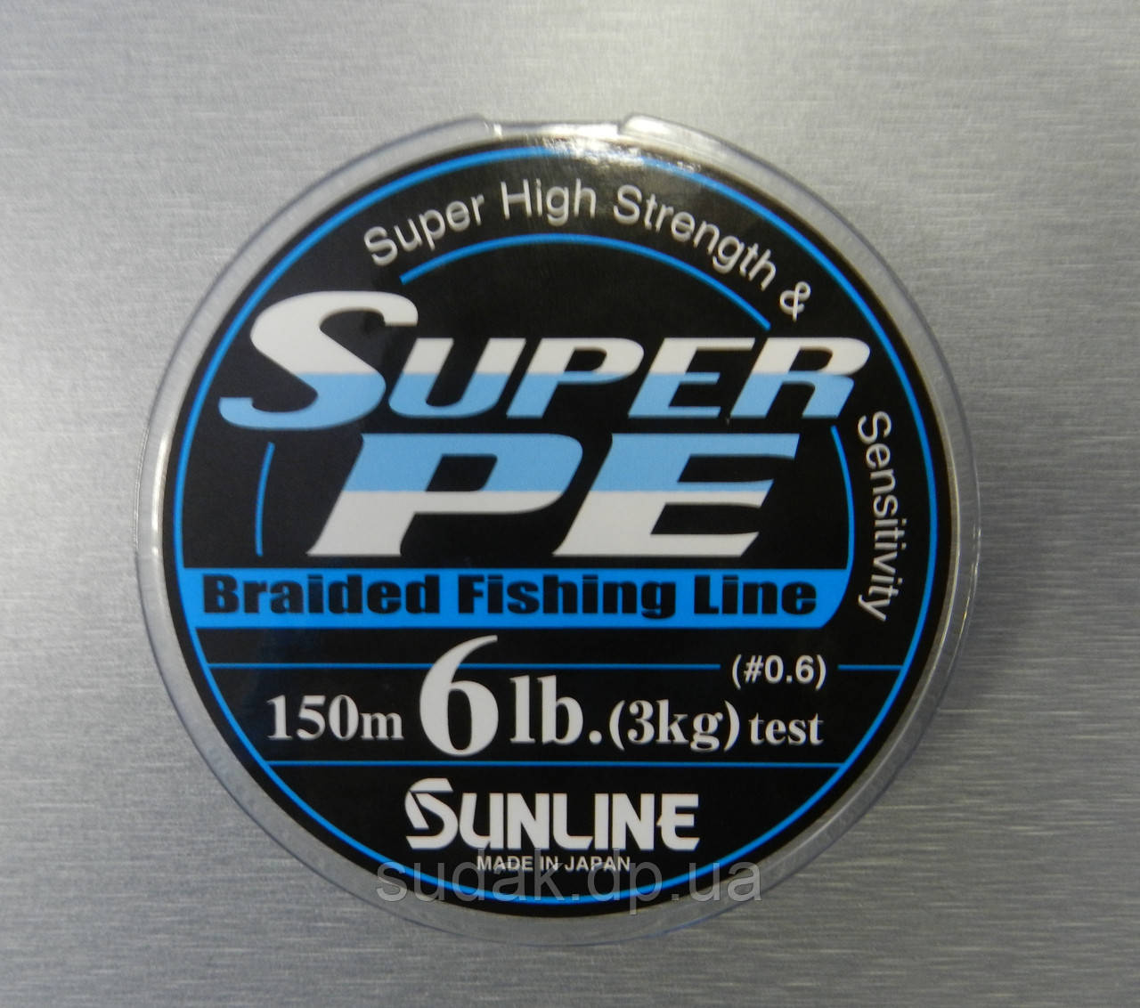 Шнур Sunline Super PE Blue 150 м 0.128мм 6LB/2.7кг