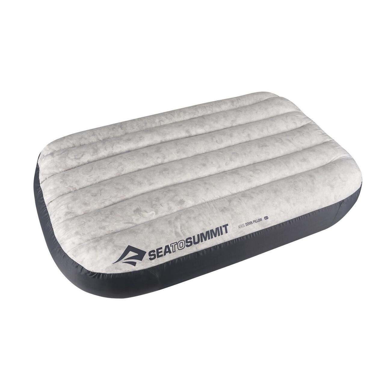 Подушка надувная Sea To Summit Aeros Down Pillow Deluxe Grey 12х59х38 см (STS APILDOWNDLXGY)