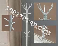 Вішалка підлогова для одягу Кактус, білий колір