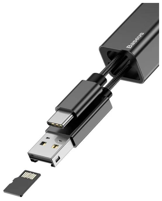 Кабель-перехідник Baseus USB to Type-c Pendant Card Reader, фото 1