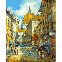 Картина по номерам Белоснежка 40 х 50 см 263-AB "Прогулка по Флоренции"