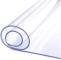М'яке скло Силіконова захисна скатертина для столу та меблів Soft Glass (4.0х1.0м) товщина 1,5мм Прозора